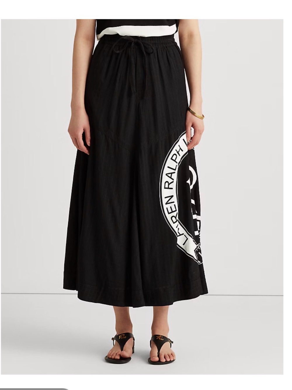Lauren Ralph Lauren logo “Ripstop”Midi skirt Sz 4/6